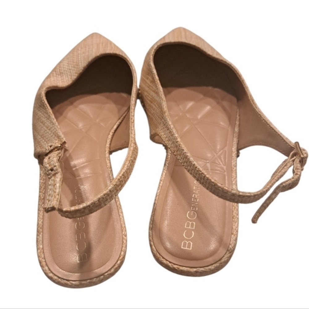 BCBGeneration Elegant Tan Slingback Women's Shoes - Picture 2 of 9